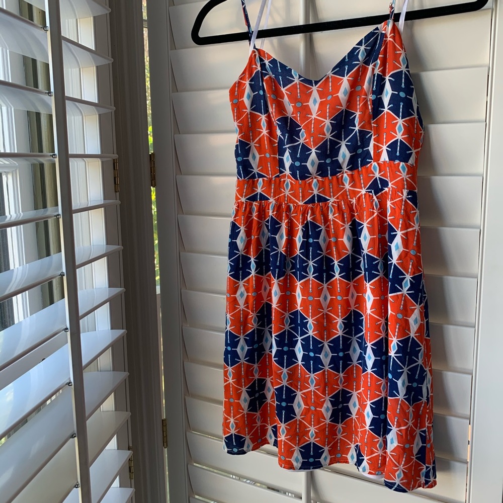 Fun retro print dress